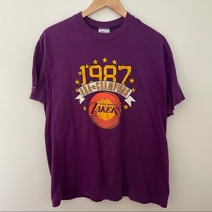Vintage 1987 Los Angeles Lakers Champions Shirt